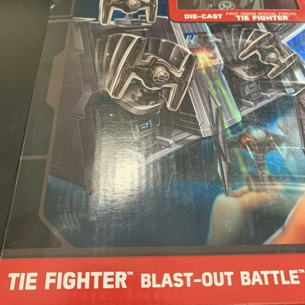 Hot Wheels Star Wars: Force Awakens First Order Tie Fighter Blast out Battle Set